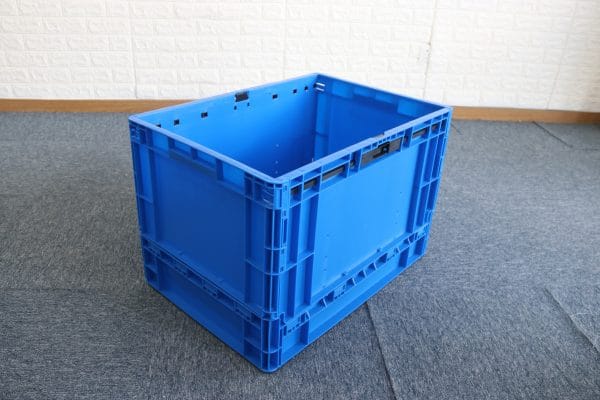 collapsible crate with lid