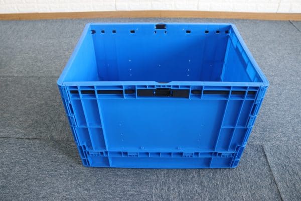 collapsible crate with lid