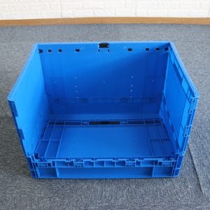 collapsible crate with lid
