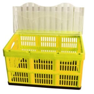 collapsible crates storage