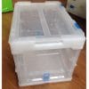 folding crate with lid