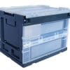 folding crate with lid