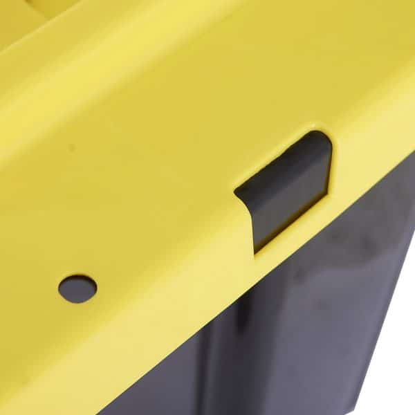 heavy duty plastic storage tote with lid
