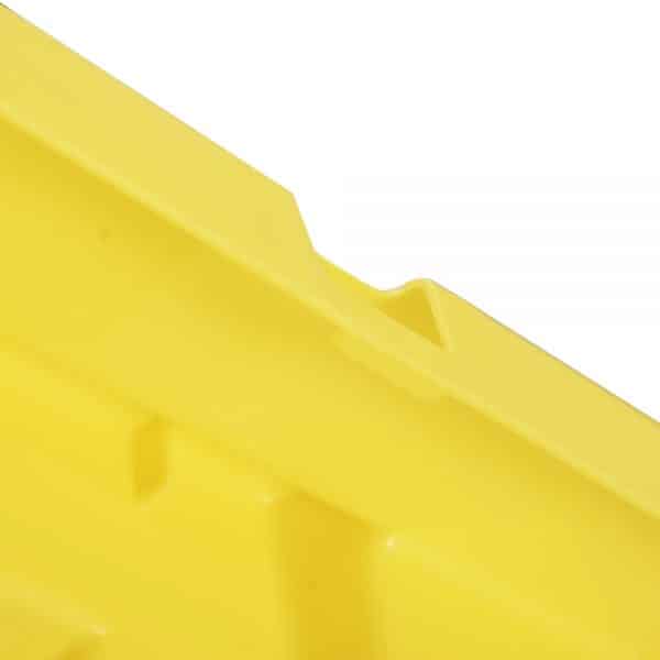 heavy duty plastic storage tote with lid