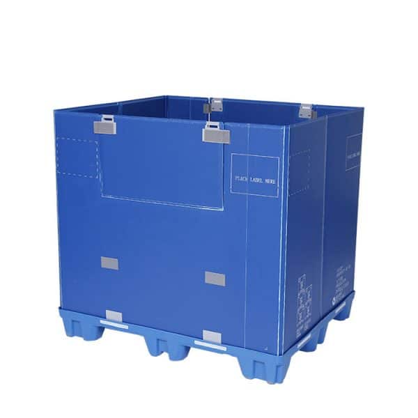 plastic gaylord pallet container