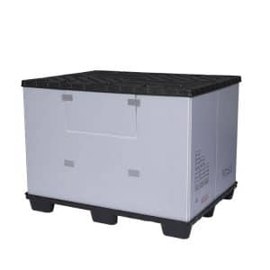 plastic gaylord pallet container