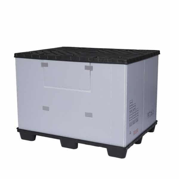 plastic gaylord pallet container