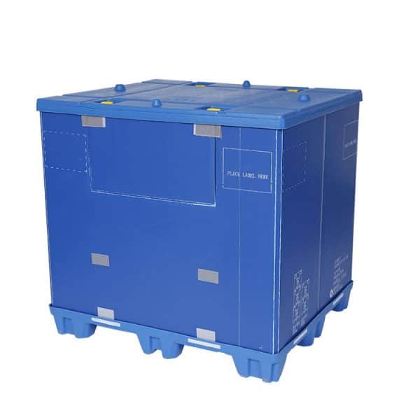 plastic gaylord pallet container