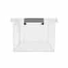 33L clear plastic storage totes, clear plastic storage container - छवि 2