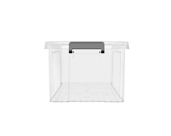 47L plastic clear storage containers, clear totes for storage - Image 2