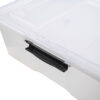 128L extra large clear plastic storage box