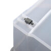 128L extra large clear plastic storage box