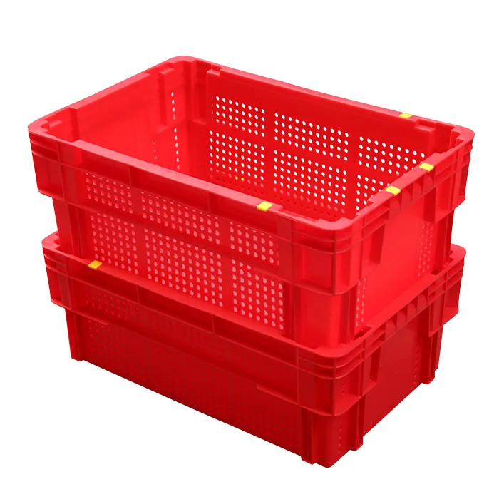 Plastic crates for fruits