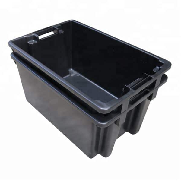 black stack and nest fish boxes